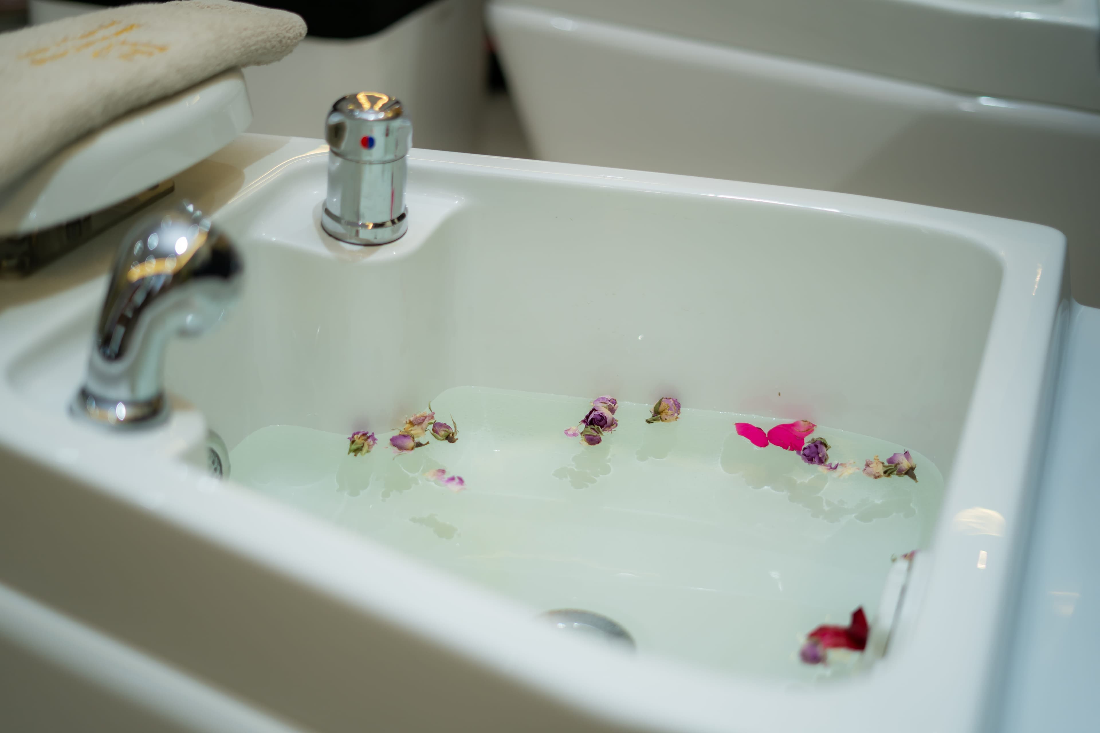 Spa Room with Products